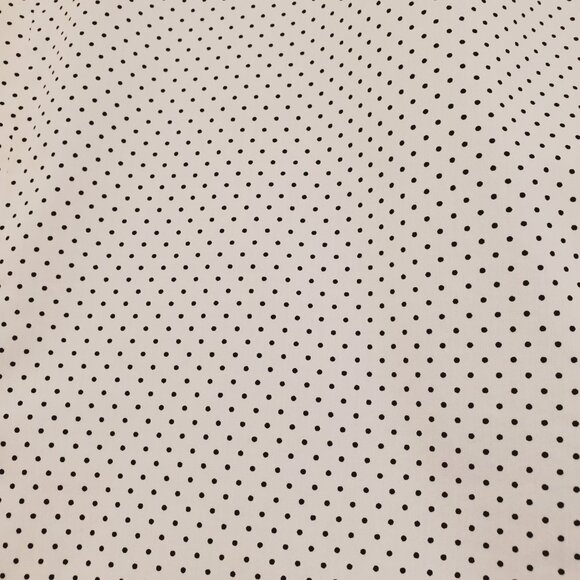 Apt. 9 Essentials White Black Polka Dot Wrinkle-Resistant Button Down Top - 8 - Picture 11 of 14